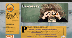 Desktop Screenshot of pinnacleresearchgroup.com