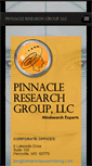 Mobile Screenshot of pinnacleresearchgroup.com